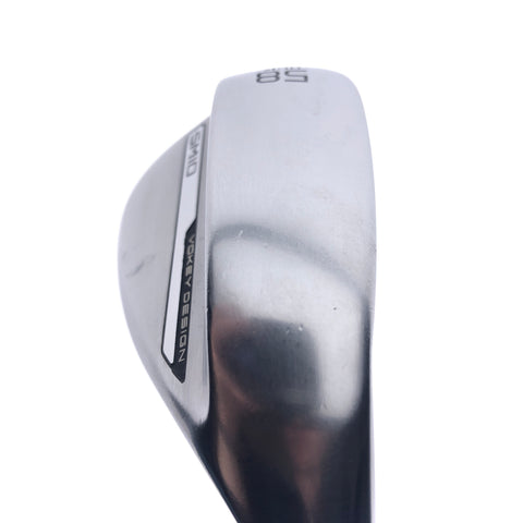 Used Titleist Vokey SM10 Tour Chrome Lob Wedge / 58.0 Degrees / Wedge Flex