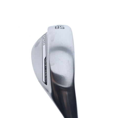 Used Titleist Vokey SM10 Tour Chrome Lob Wedge / 58.0 Degrees / Wedge Flex