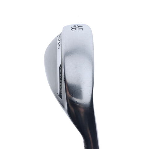 Used Titleist Vokey SM10 Tour Chrome Lob Wedge / 58.0 Degrees / Wedge Flex