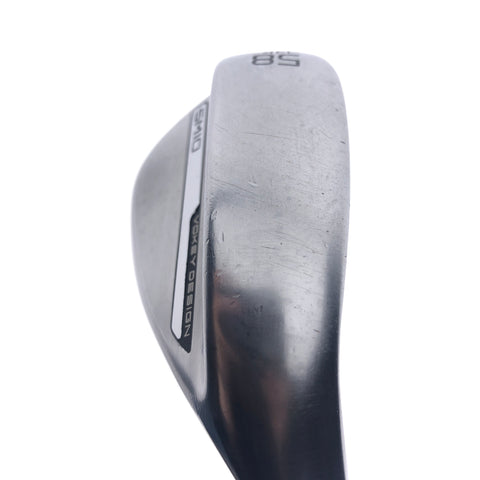 Used Titleist Vokey SM10 Tour Chrome Lob Wedge / 58.0 Degrees / Wedge Flex