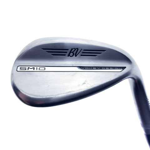 Used Titleist Vokey SM10 Tour Chrome Lob Wedge / 58.0 Degrees / Wedge Flex
