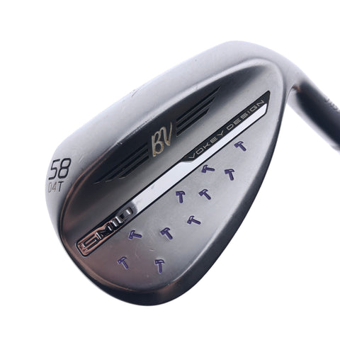 Used Titleist Vokey SM10 Tour Chrome Lob Wedge / 58.0 Degrees / X-Stiff Flex