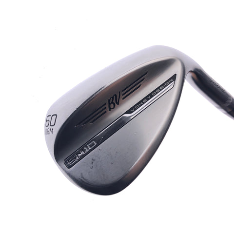 Used Titleist Vokey SM10 Tour Chrome Lob Wedge / 60.0 Degrees / Stiff Flex