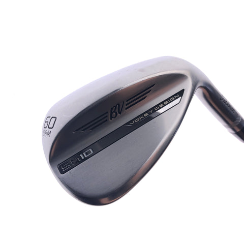 Used Titleist Vokey SM10 Tour Chrome Lob Wedge / 60.0 Degrees / Stiff Flex