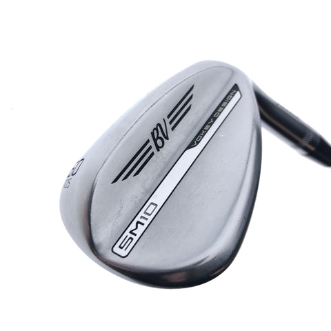 Used Titleist Vokey SM10 Tour Chrome Lob Wedge / 60.0 Degrees / Stiff Flex
