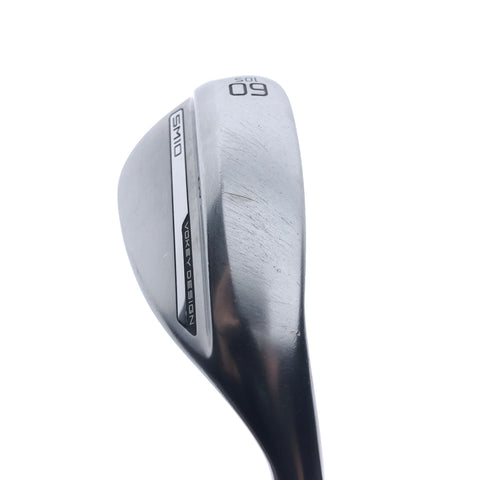 Used Titleist Vokey SM10 Tour Chrome Lob Wedge / 60.0 Degrees / Stiff Flex