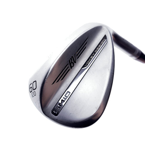 Used Titleist Vokey SM10 Tour Chrome Lob Wedge / 60.0 Degrees / Wedge Flex