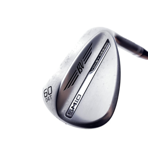 Used Titleist Vokey SM10 Tour Chrome Lob Wedge / 60.0 Degrees / Wedge Flex