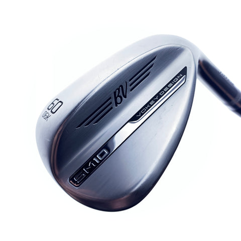 Used Titleist Vokey SM10 Tour Chrome Lob Wedge / 60.0 Degrees / Wedge Flex