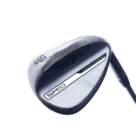 Used Titleist Vokey SM10 Tour Chrome Lob Wedge / 60.0 Degrees / Wedge Flex