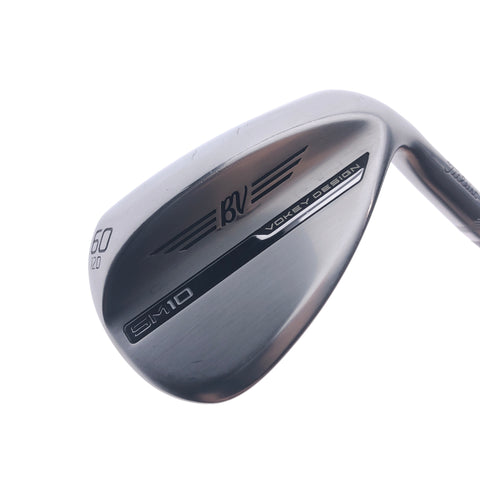 Used Titleist Vokey SM10 Tour Chrome Lob Wedge / 60.0 Degrees / Wedge Flex