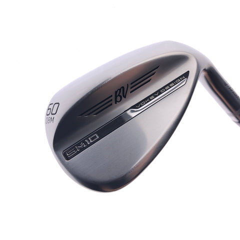 Used Titleist Vokey SM10 Tour Chrome Lob Wedge / 60.0 Degrees / Wedge Flex