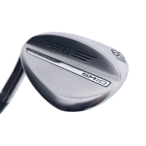 Used Titleist Vokey SM10 Tour Chrome Lob Wedge / 60.0 Degrees / Wedge Flex / Le