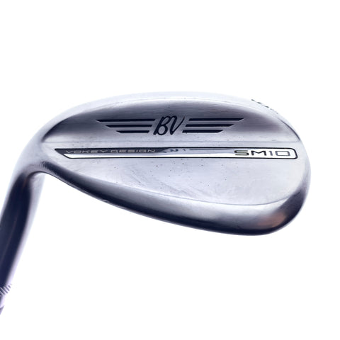 Used Titleist Vokey SM10 Tour Chrome Lob Wedge / 62.0 Degrees / Regular Flex