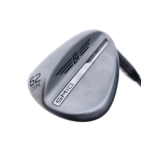 Used Titleist Vokey SM10 Tour Chrome Lob Wedge / 62.0 Degrees / Wedge Flex
