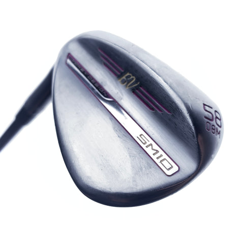 Used Titleist Vokey SM10 Tour Chrome Lob Wedge/58.0 Degrees/Wedge Flex/Left-Han