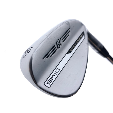 Used Titleist Vokey SM10 Tour Chrome Pitching Wedge / 46.0 Degrees / Wedge Flex