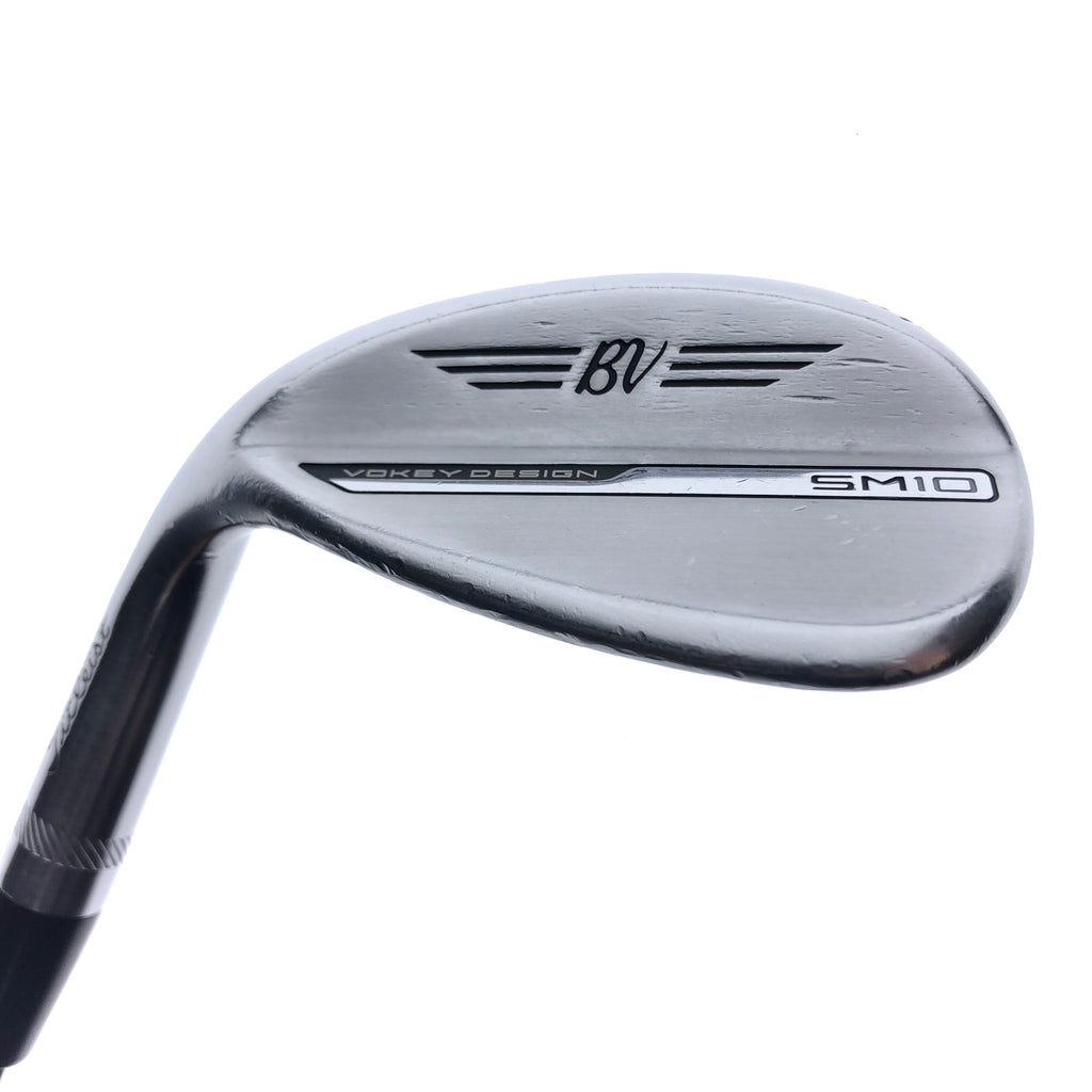 Used Titleist Vokey SM10 Tour Chrome Sand Wedge / 54.0 Degrees / Wedge F / L-H