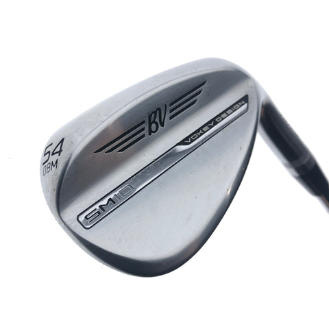 Used Titleist Vokey SM10 Tour Chrome Sand Wedge / 54.0 Degrees / Wedge Flex