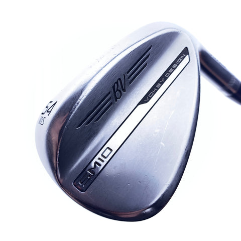 Used Titleist Vokey SM10 Tour Chrome Sand Wedge / 54.0 Degrees / X-Stiff Flex