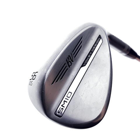 Used Titleist Vokey SM10 Tour Chrome Sand Wedge / 56.0 Degrees / Wedge Flex