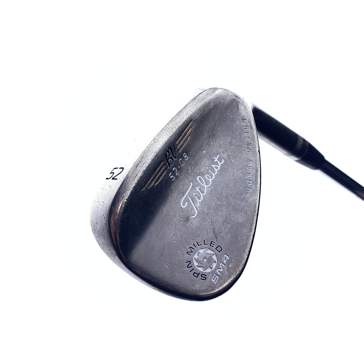 Used Titleist Vokey SM4 Black Gap Wedge / 52.0 Degrees / Wedge Flex