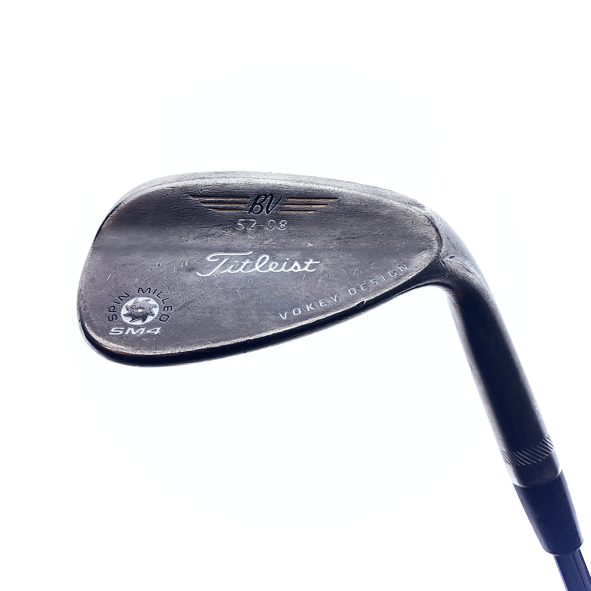 Used Titleist Vokey SM4 Black Gap Wedge / 52.0 Degrees / Wedge Flex
