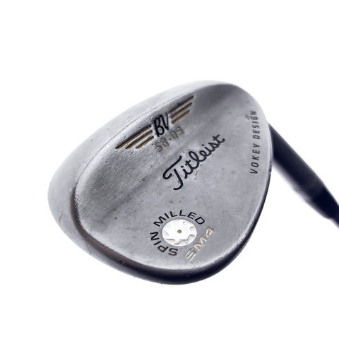 Used Titleist Vokey SM4 Chrome Lob Wedge / 58.0 Degrees / Wedge Flex