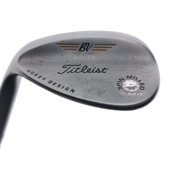 Used Titleist Vokey SM4 Chrome Lob Wedge / 58.0 Degrees / Wedge Flex / L-H