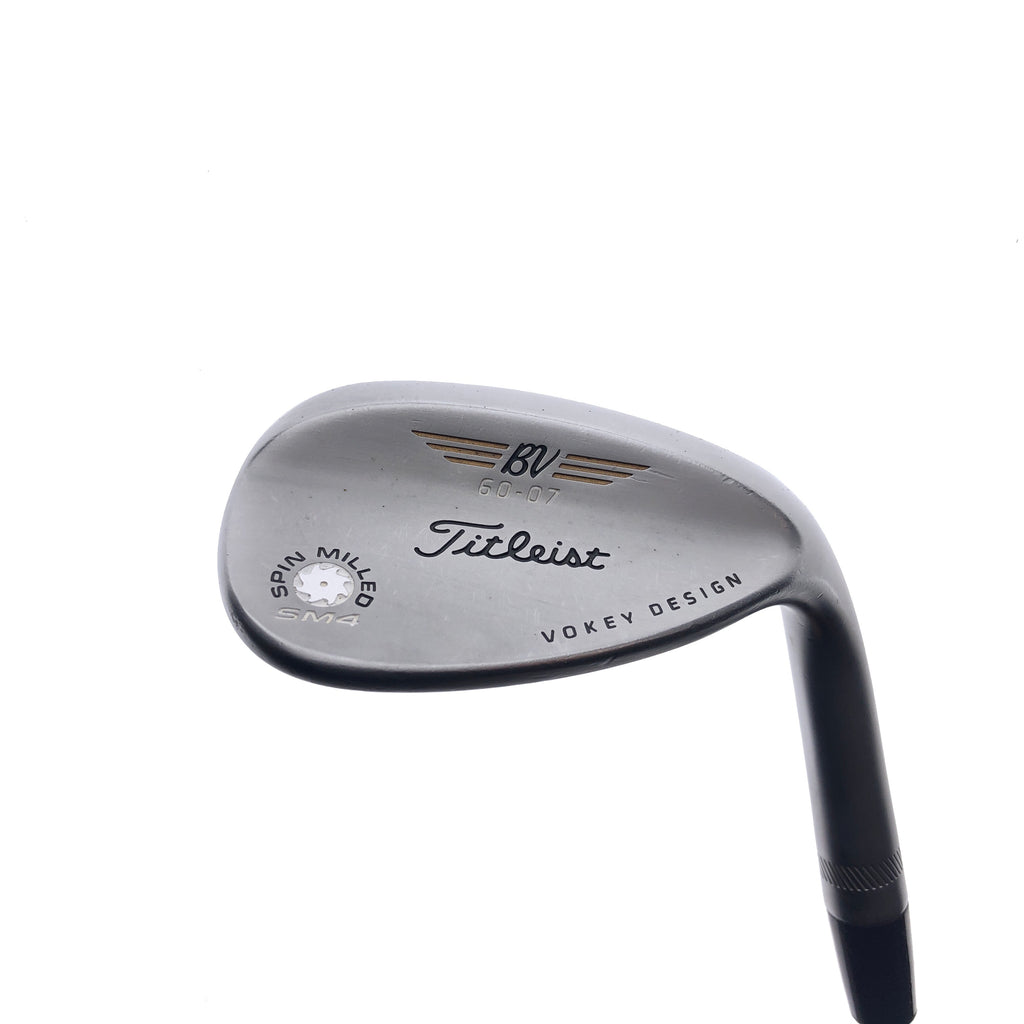 Used Titleist Vokey SM4 Chrome Lob Wedge / 60.0 Degrees / Wedge Flex