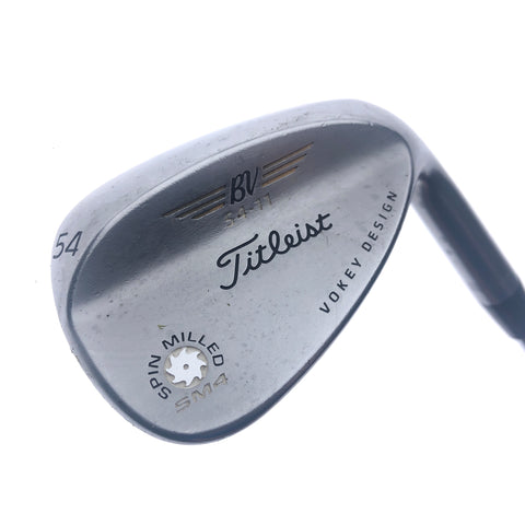 Used Titleist Vokey SM4 Chrome Sand Wedge / 54.0 Degrees / Stiff Flex