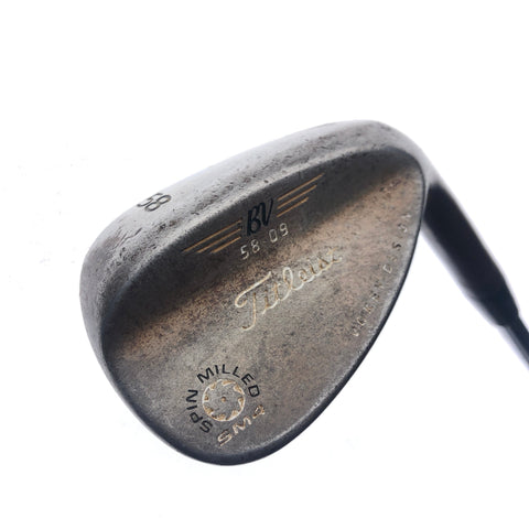 Used Titleist Vokey SM4 Oil Can Lob Wedge / 58.0 Degrees / Wedge Flex