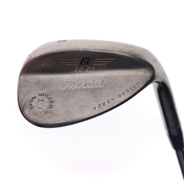 Used Titleist Vokey SM4 Oil Can Lob Wedge / 60.0 Degrees / Wedge Flex