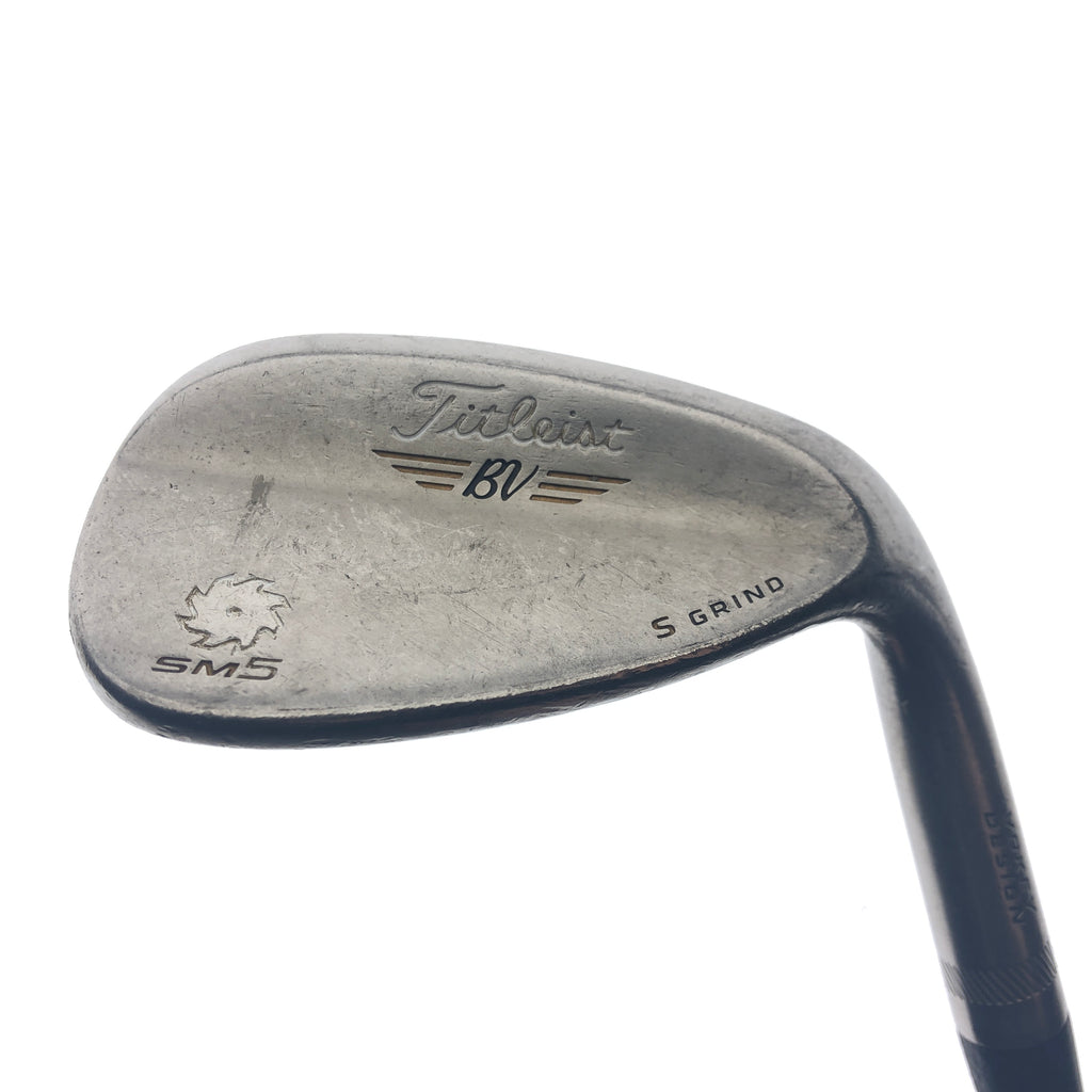 Used Titleist Vokey SM5 Gold Nickel Lob Wedge / 58.0 Degrees / Regular Flex
