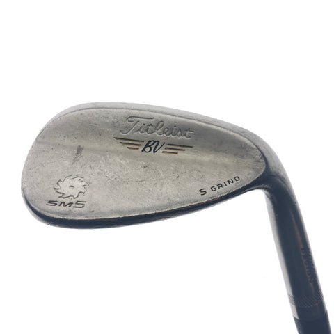 Used Titleist Vokey SM5 Gold Nickel Lob Wedge / 58.0 Degrees / Regular Flex
