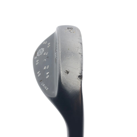 Used Titleist Vokey SM5 Raw Black Gap Wedge / 52.0 Degrees / Stiff Flex