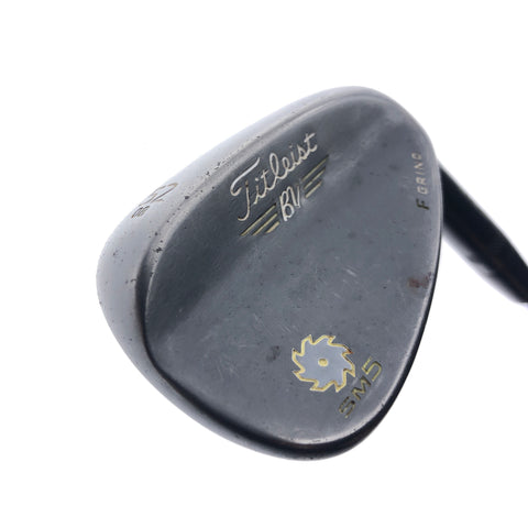 Used Titleist Vokey SM5 Raw Black Gap Wedge / 52.0 Degrees / Wedge Flex