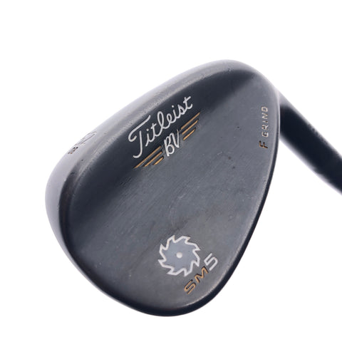 Used Titleist Vokey SM5 Raw Black Gap Wedge / 52.0 Degrees / Wedge Flex