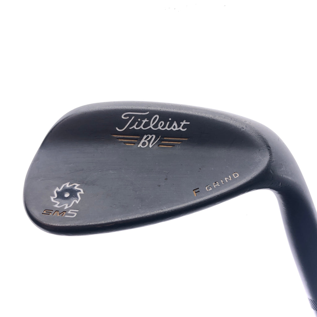 Used Titleist Vokey SM5 Raw Black Gap Wedge / 52.0 Degrees / Wedge Flex