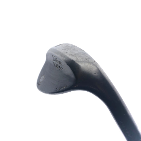 Used Titleist Vokey SM5 Raw Black Lob Wedge / 58.0 Degrees / Wedge Flex
