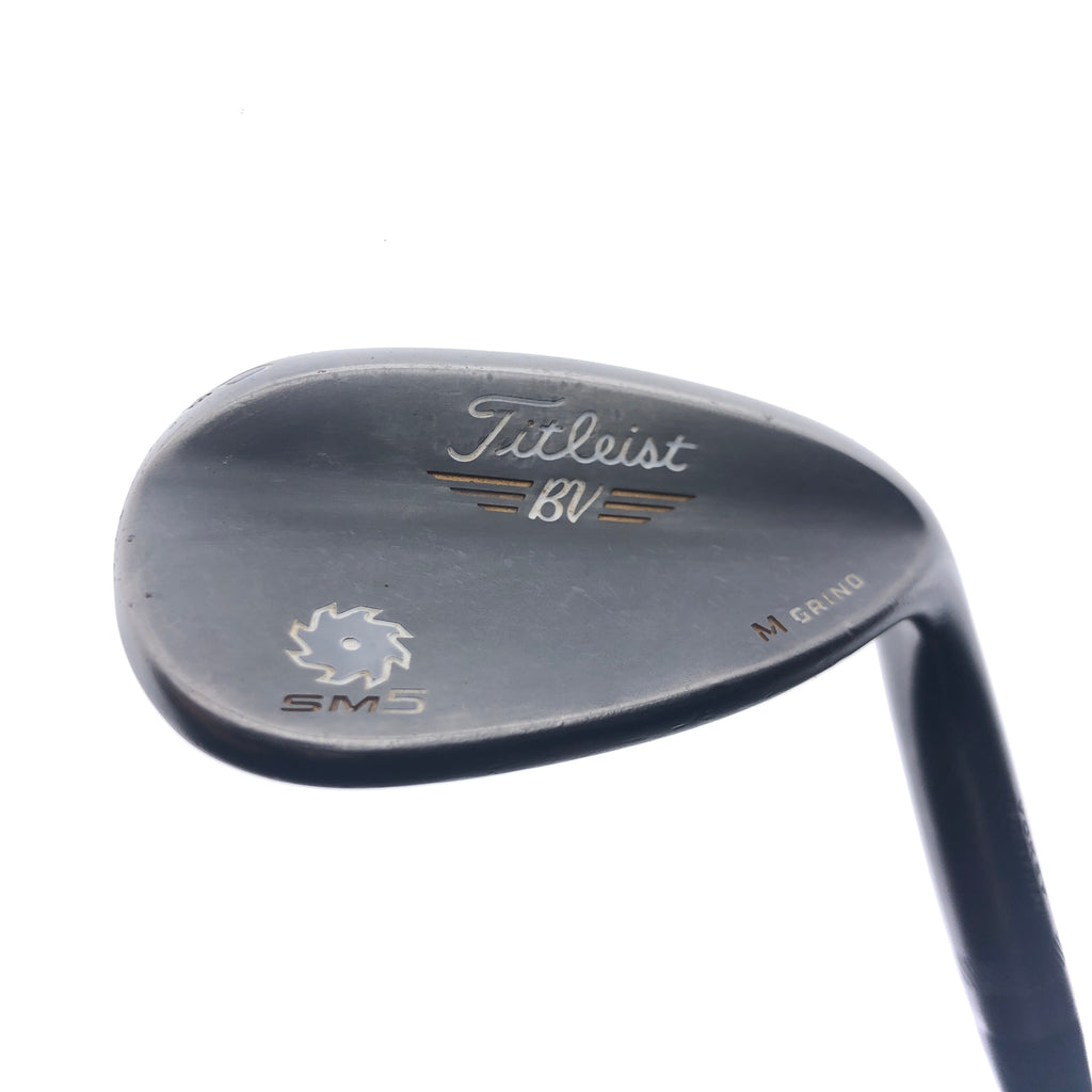 Used Titleist Vokey SM5 Raw Black Lob Wedge / 60.0 Degrees / Wedge Flex