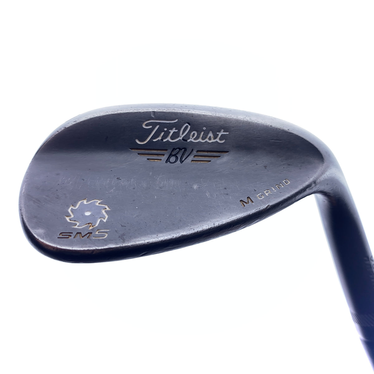 Used Titleist Vokey SM5 Raw Black Lob Wedge / 60.0 Degrees / Wedge Flex