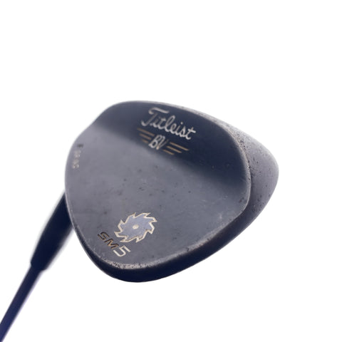 Used Titleist Vokey SM5 Raw Black SW / 54.0 Degrees / Wedge Flex / Left-Handed
