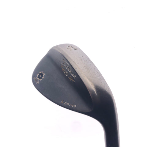 Used Titleist Vokey SM5 Raw Black Sand Wedge / 54.0 Degrees / Wedge Flex