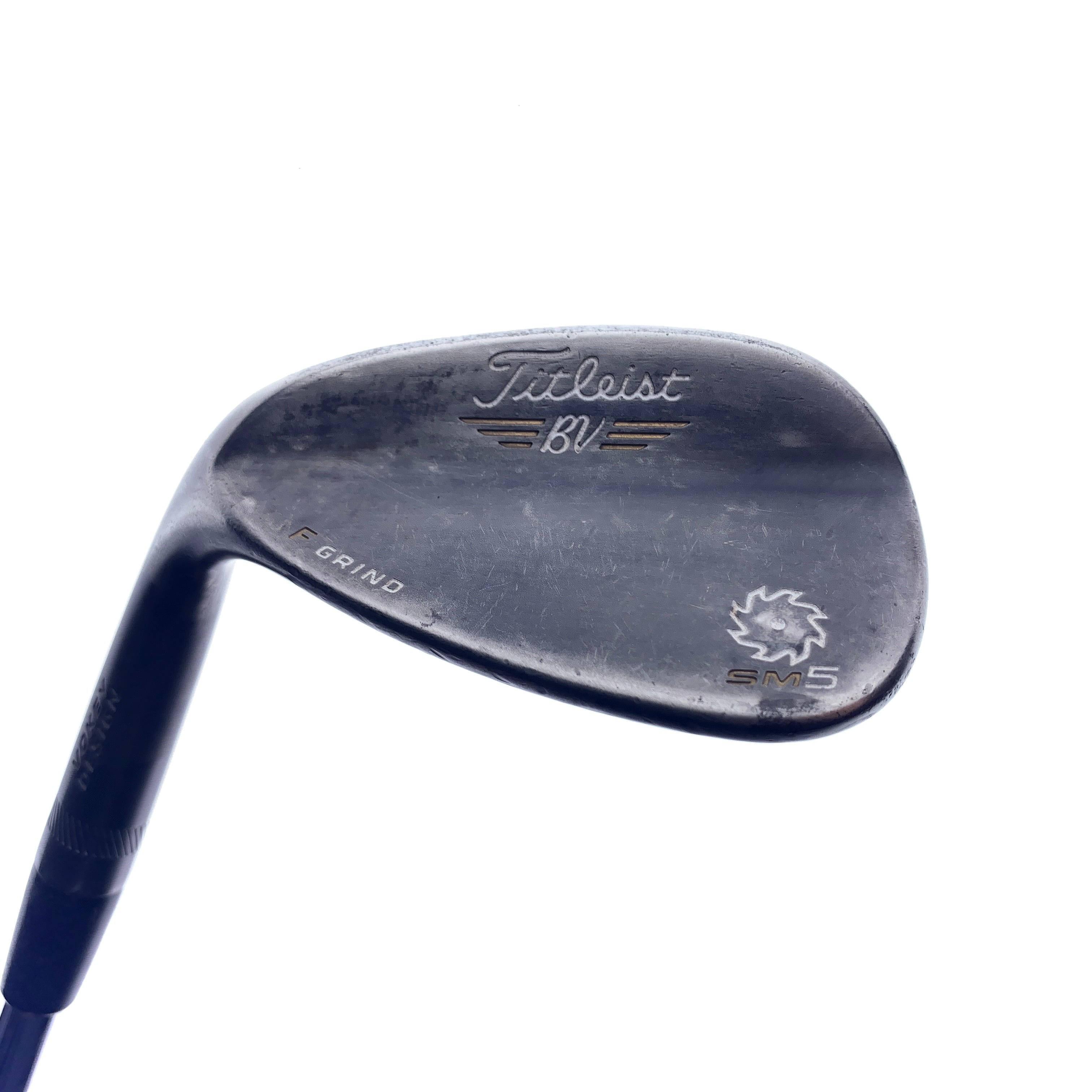 Used Titleist Vokey SM5 Raw Black Sand Wedge / 54.0 Degrees / Wedge Flex / LH