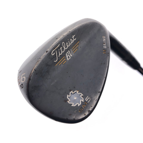 Used Titleist Vokey SM5 Raw Black Sand Wedge / 56.0 Degrees / Wedge Flex