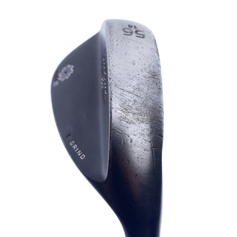 Used Titleist Vokey SM5 Raw Black Sand Wedge / 56.0 Degrees / Wedge Flex