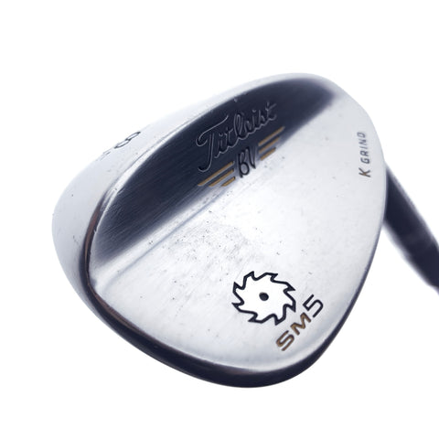 Used Titleist Vokey SM5 Tour Chrome Lob Wedge / 58.0 Degrees / Wedge Flex