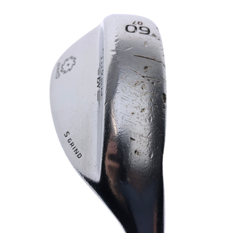 Used Titleist Vokey SM5 Tour Chrome Lob Wedge / 60.0 Degrees / Wedge Flex