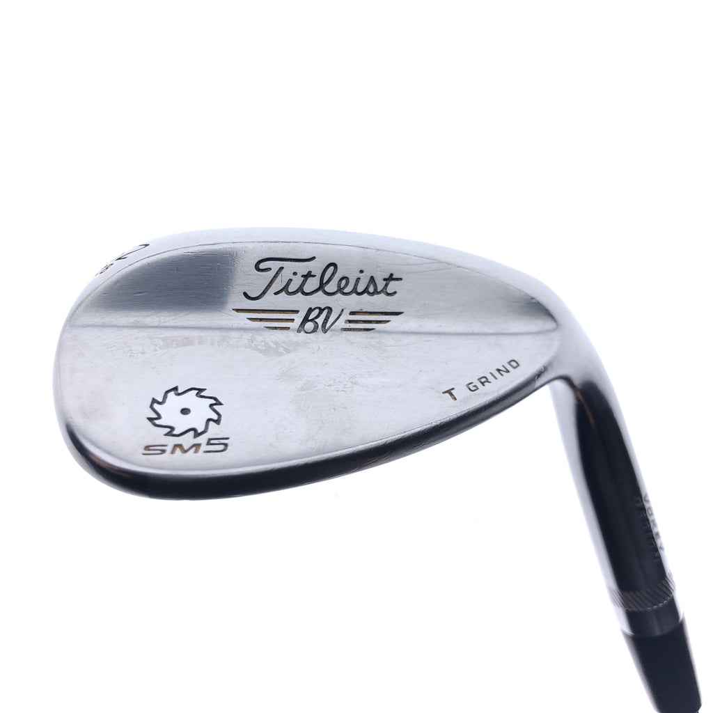 Used Titleist Vokey SM5 Tour Chrome Lob Wedge / 62.0 Degrees / Wedge Flex